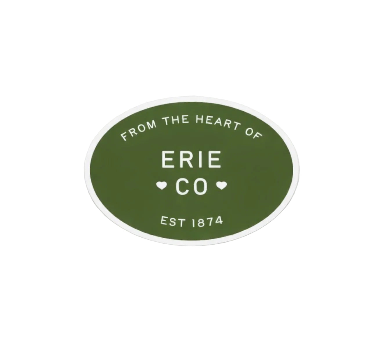 From The Heart of Erie Sticker