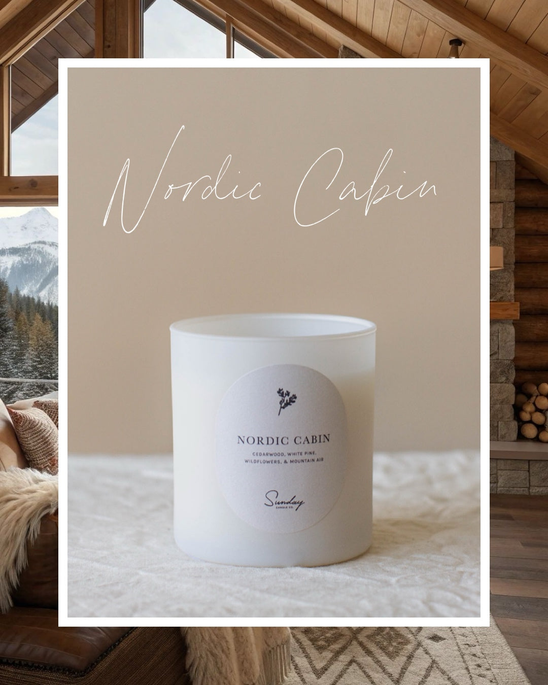 Nordic Cabin Scented Candle