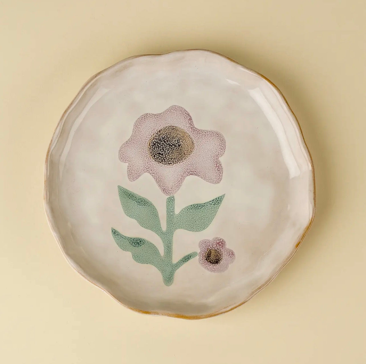 Aster Painted Petals Plate