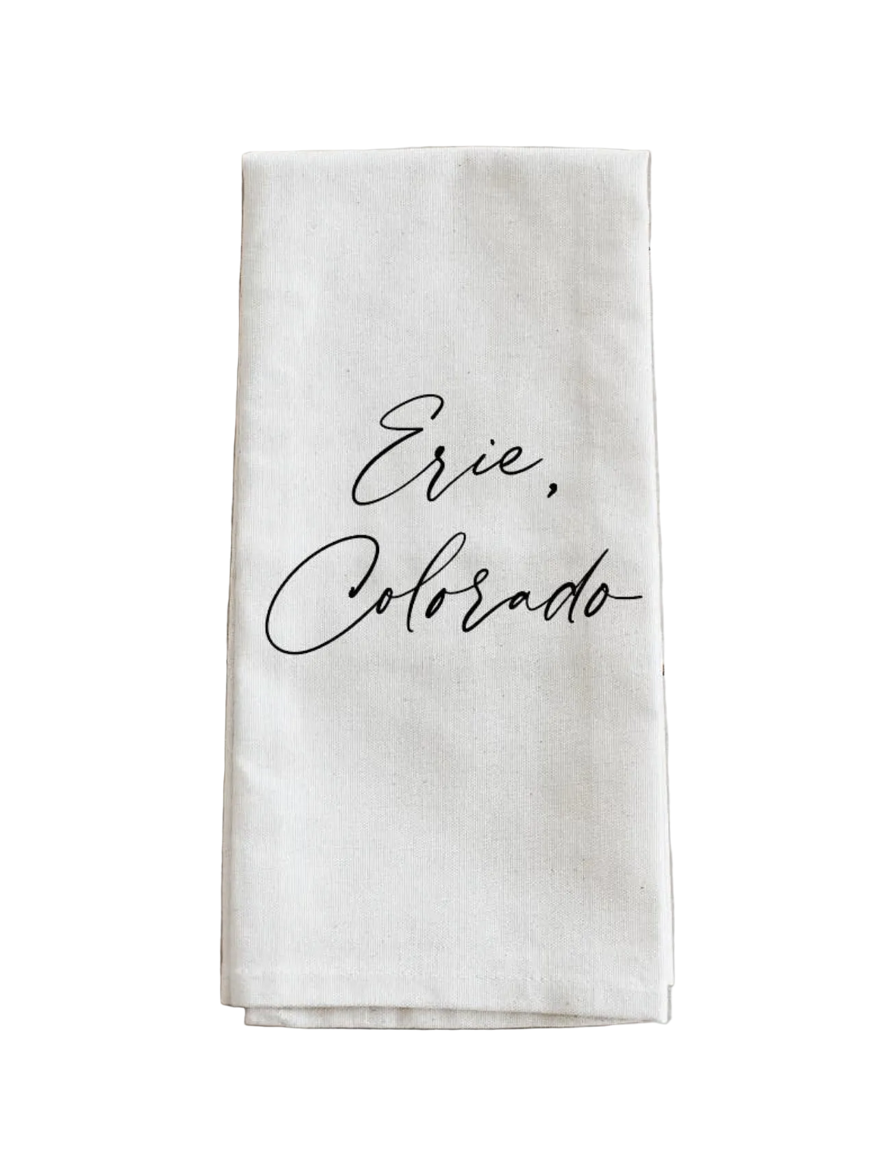 Erie, CO Tea Towel