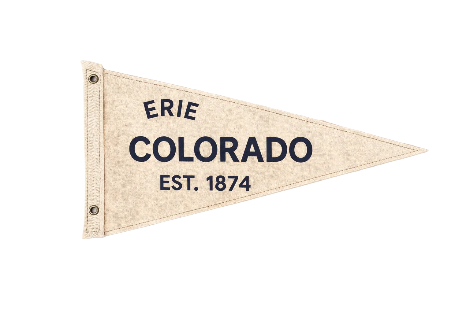 Erie Canvas Pennant Flag
