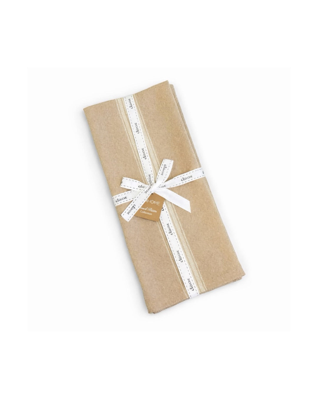 Kitchen Tea Towel - Vintage White Stripe