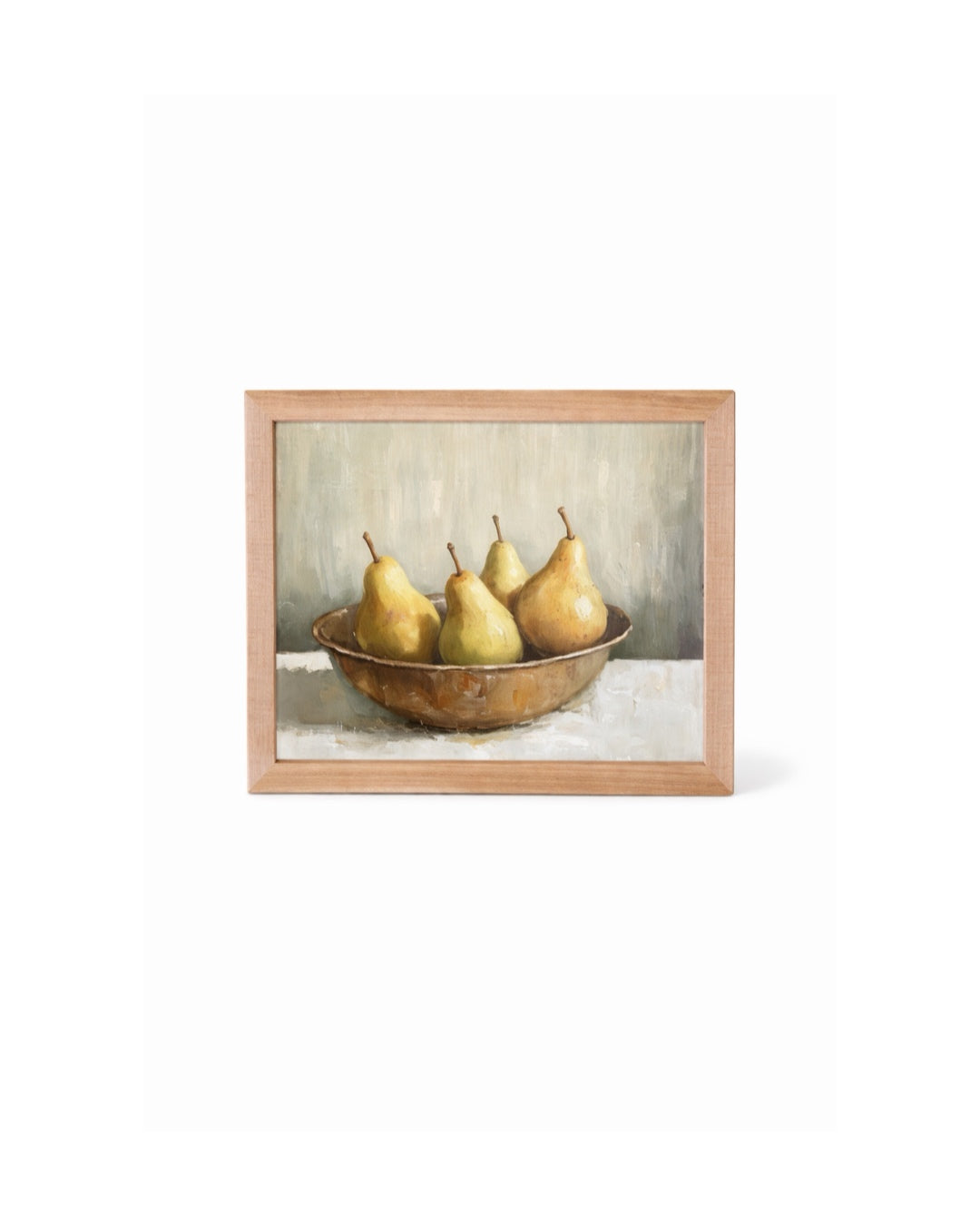 Vintage Muted Pears Framed Artwork