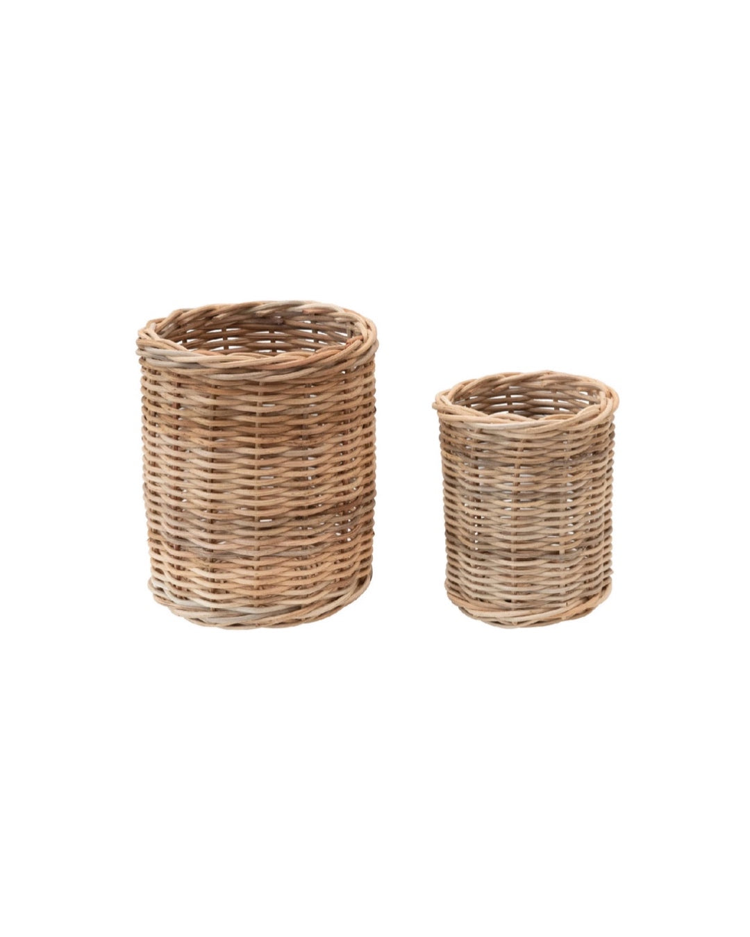 Hand-Woven Wicker Basket/Container