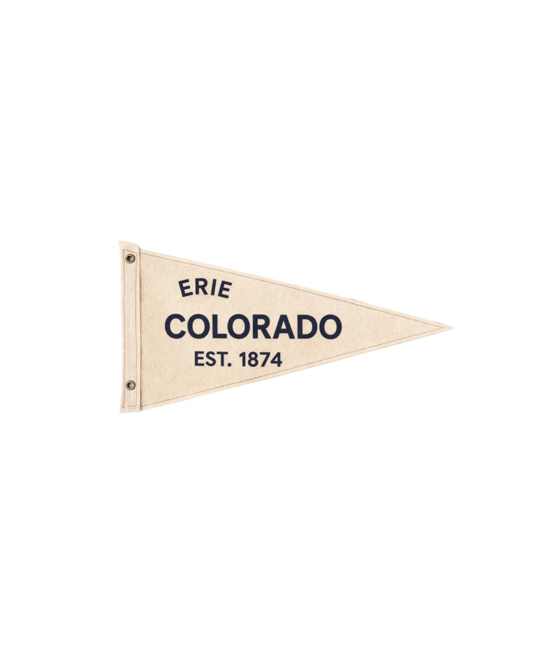 Erie Canvas Pennant Flag