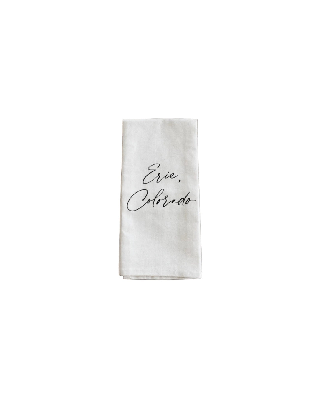 Erie, CO Tea Towel