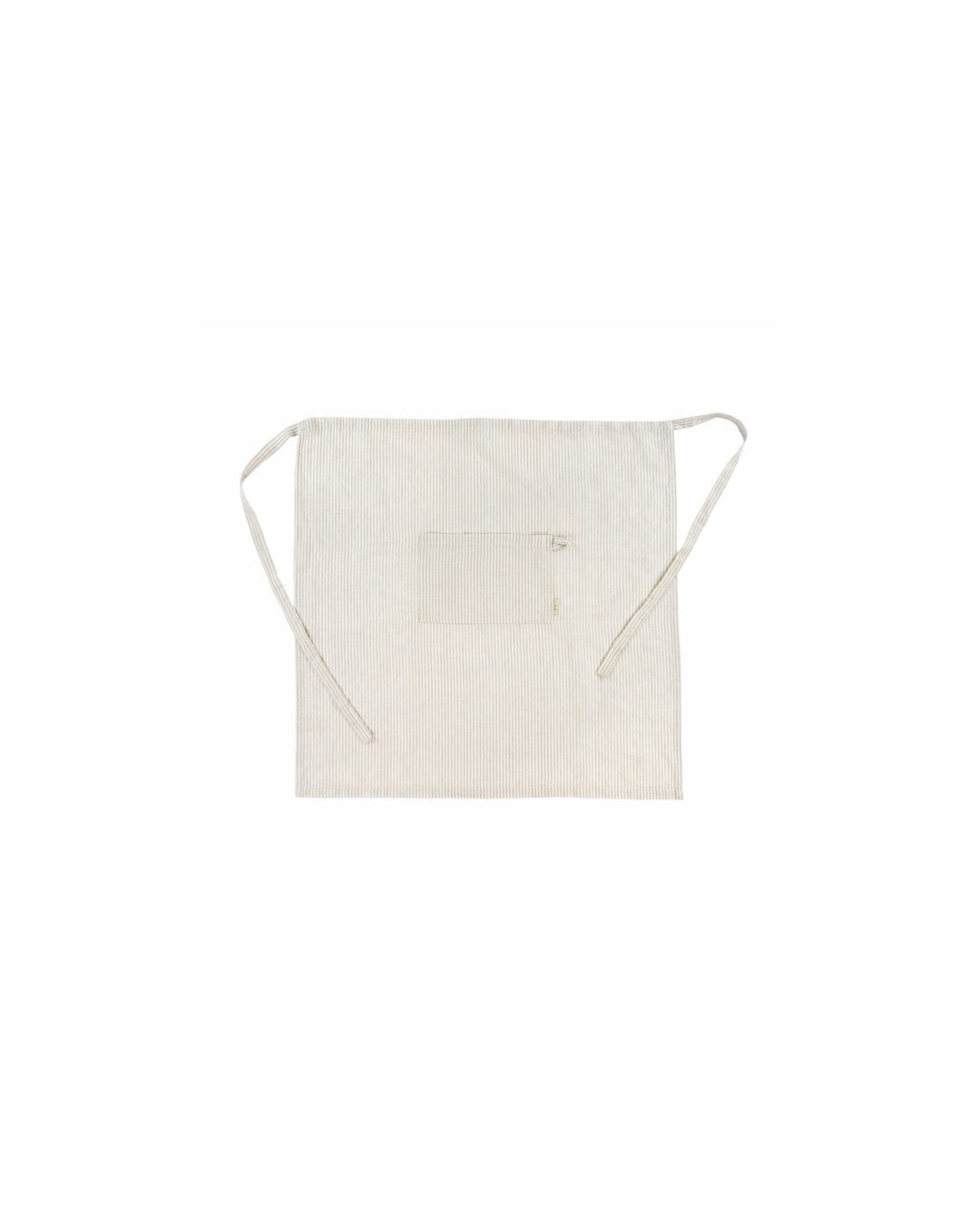 Sorbet Stripe Linen Apron, Grey