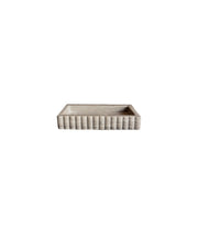 Scalloped Marble Fluted Tray