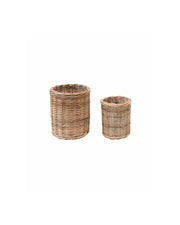 Hand-Woven Wicker Basket/Container