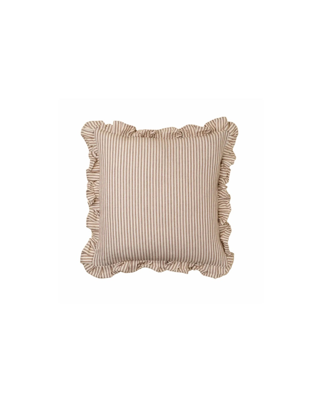 Ruffle Thin Stripe Pillow