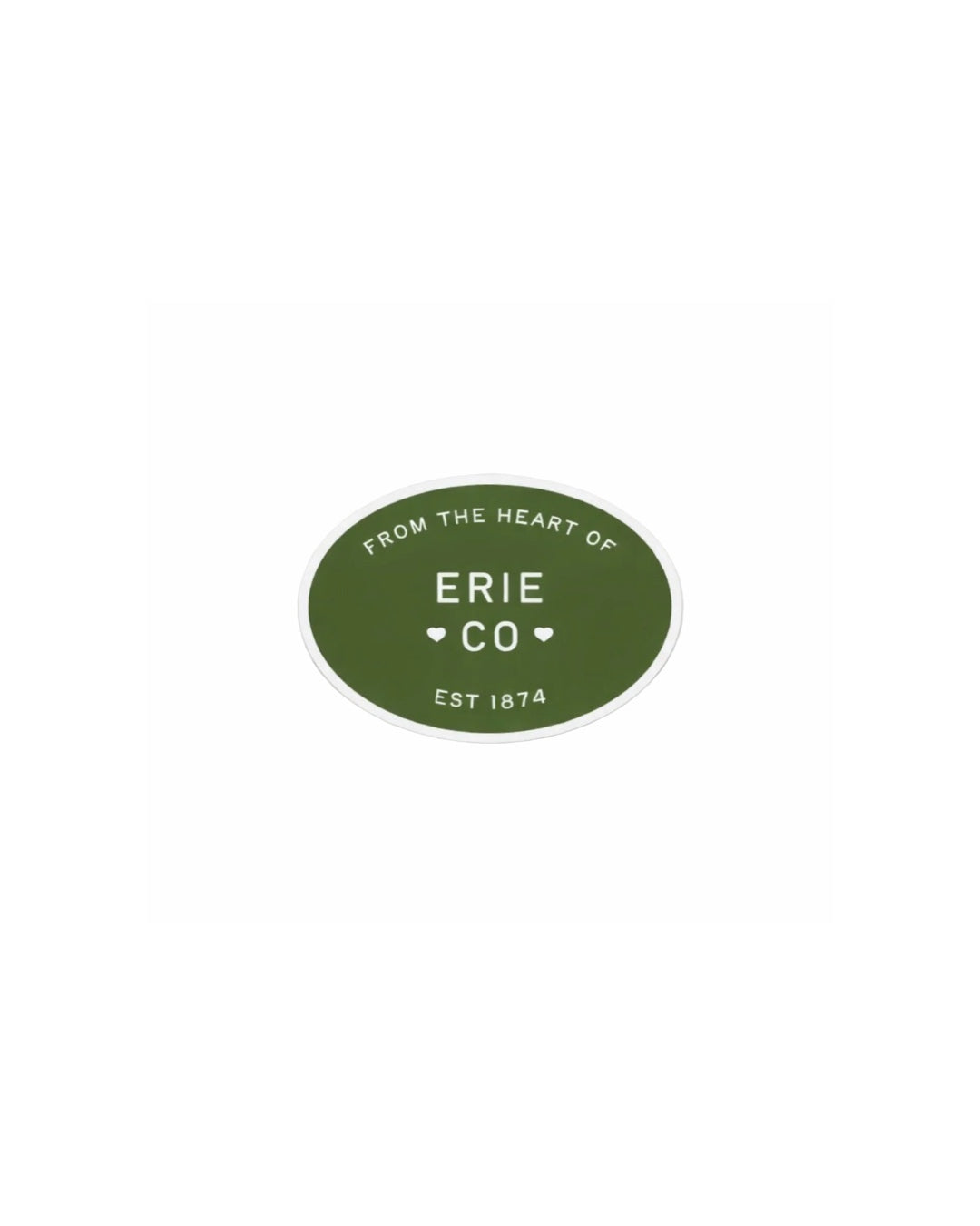 From The Heart of Erie Sticker