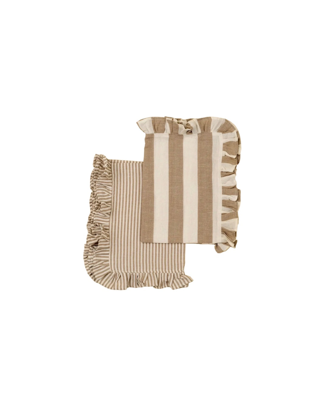 Ruffle Stripe Tea Towel