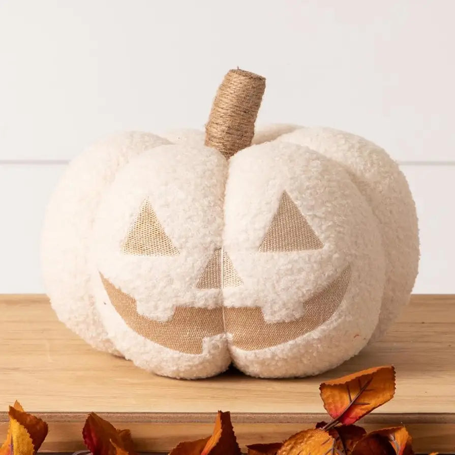 White Plush Jack O'Lantern