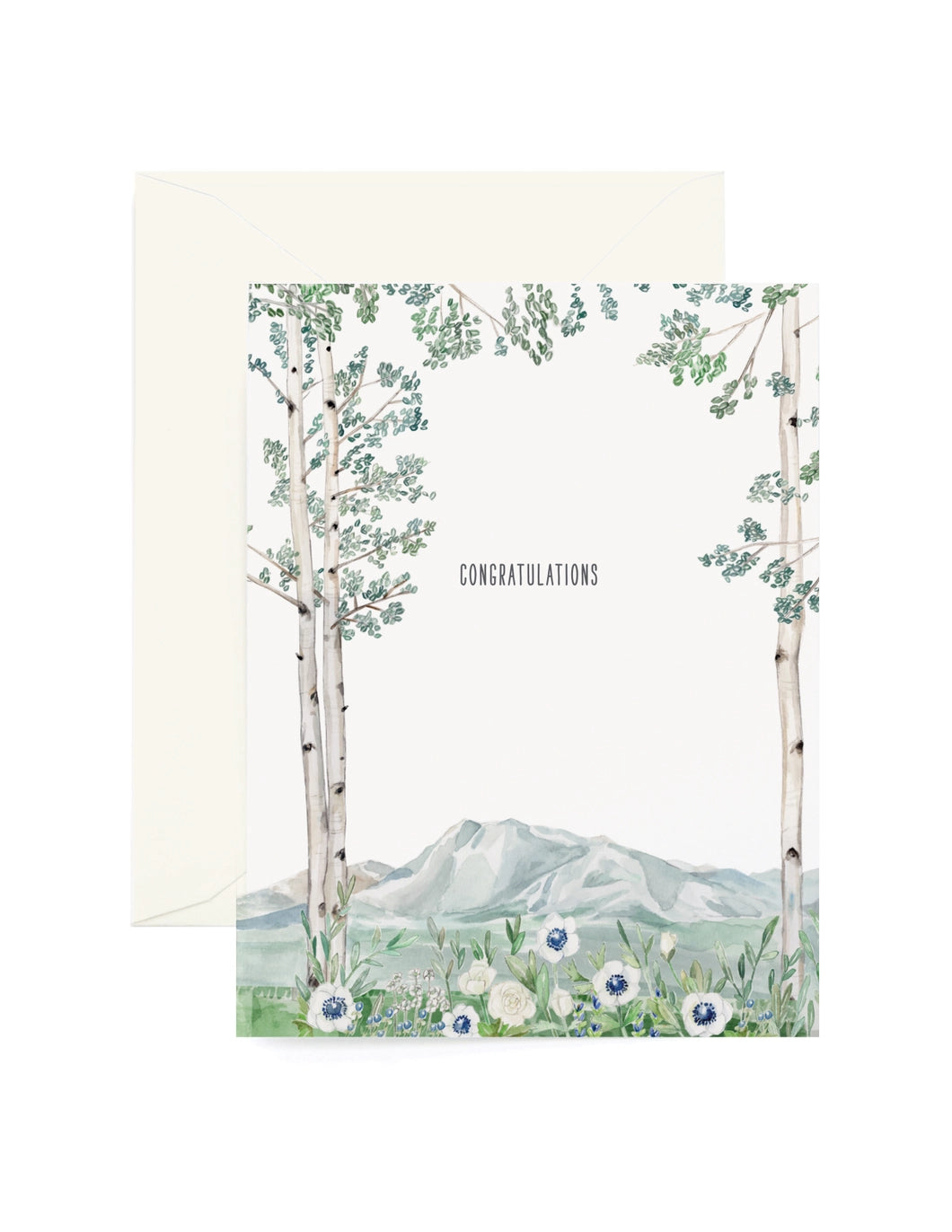 Mountain Vista Congratulations Greeting Card