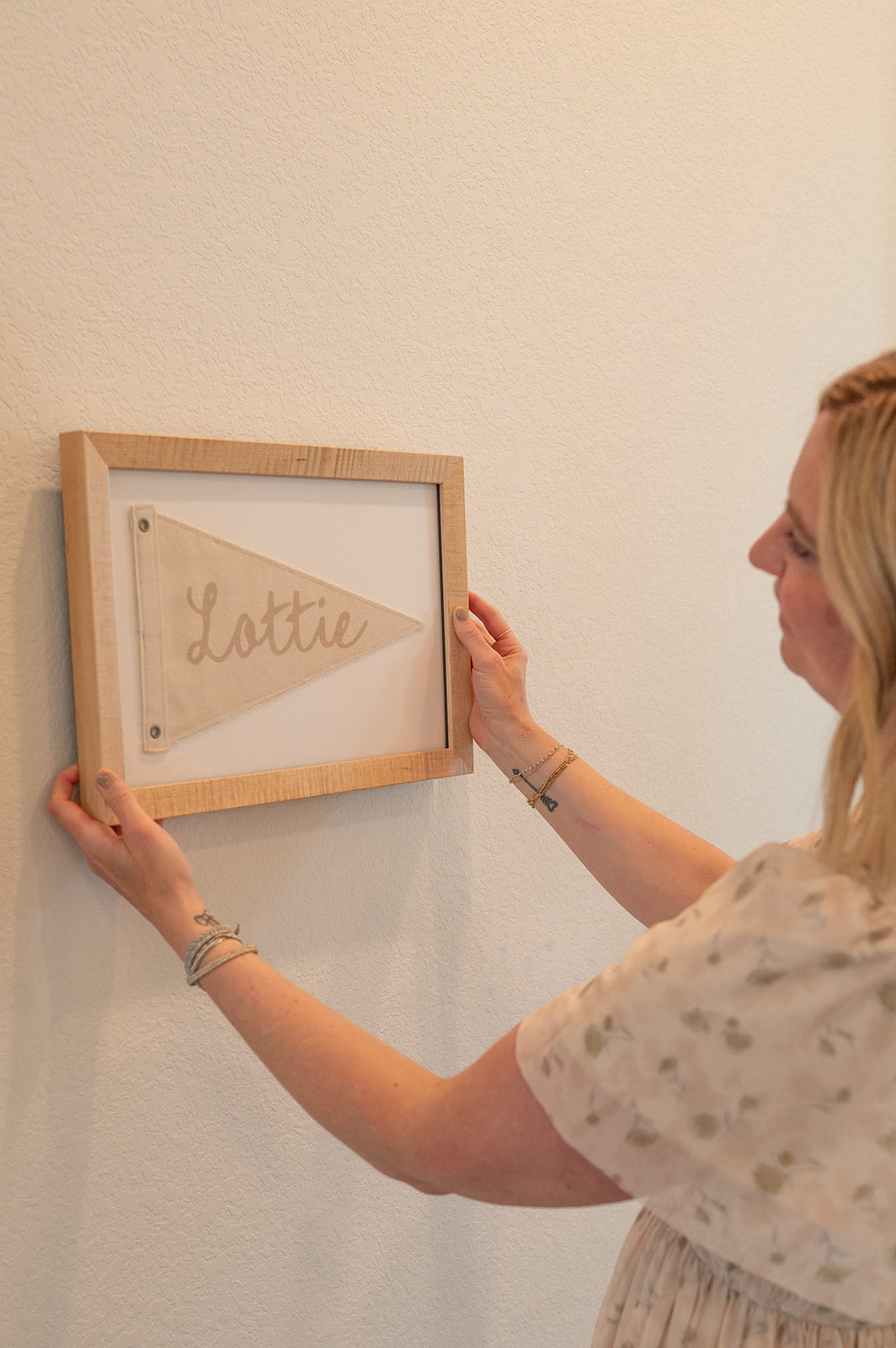 Lottie Canvas Pennant Flag