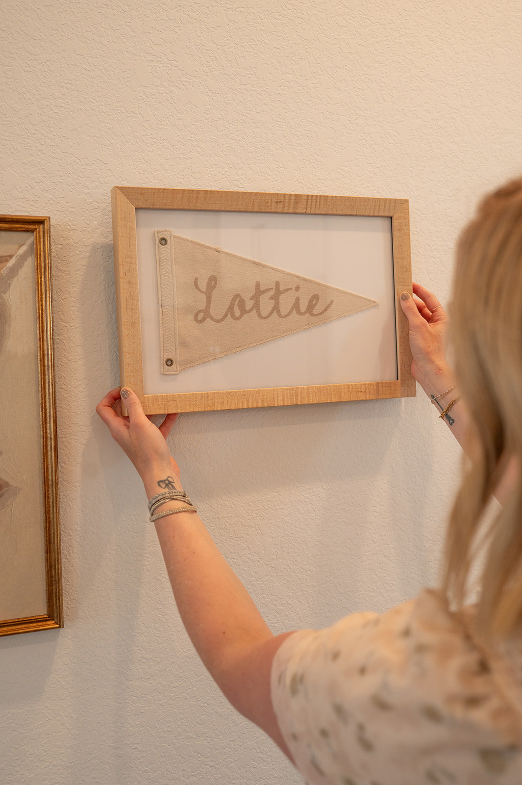 Lottie Canvas Pennant Flag