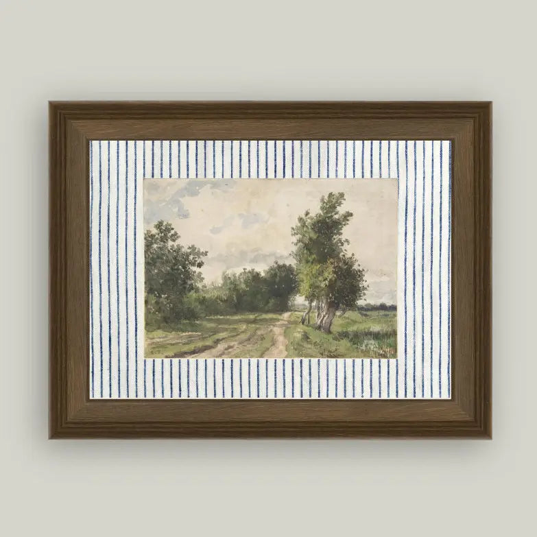 Provence Landscape Framed Art
