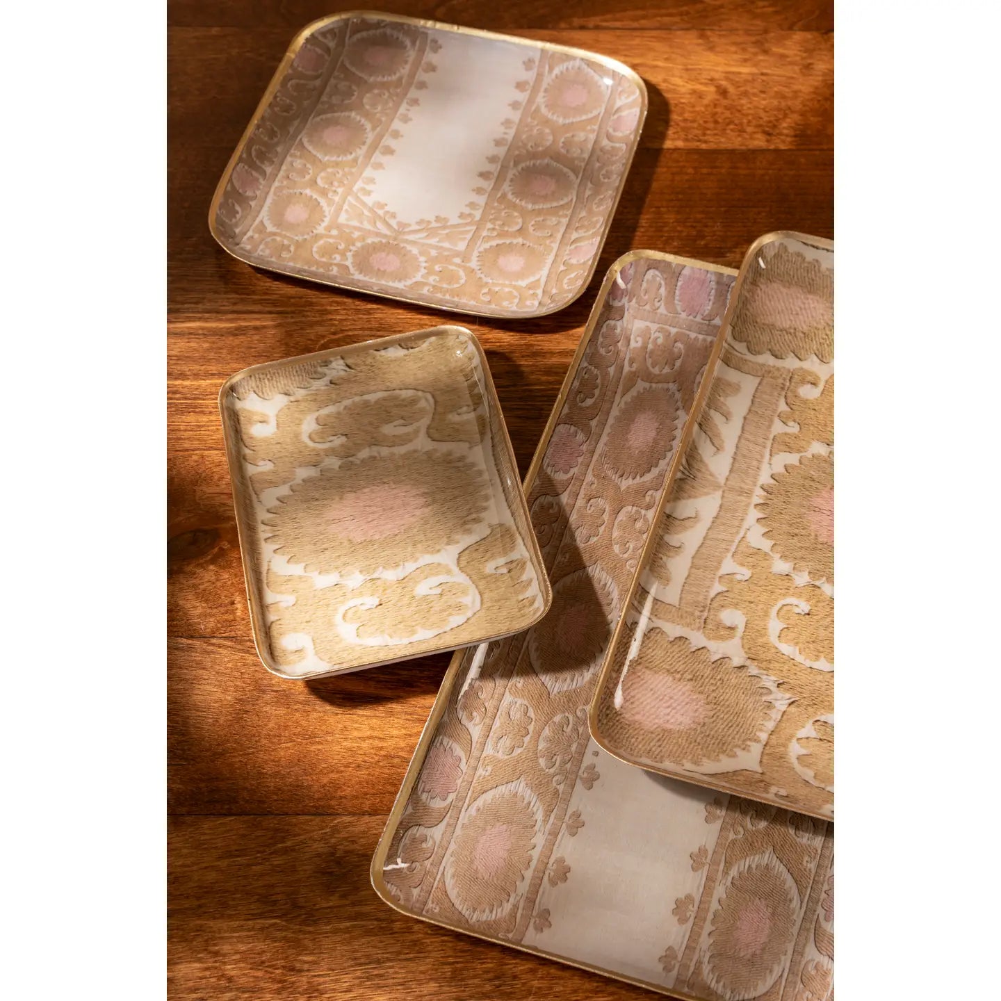 Sunrise Enameled Tray