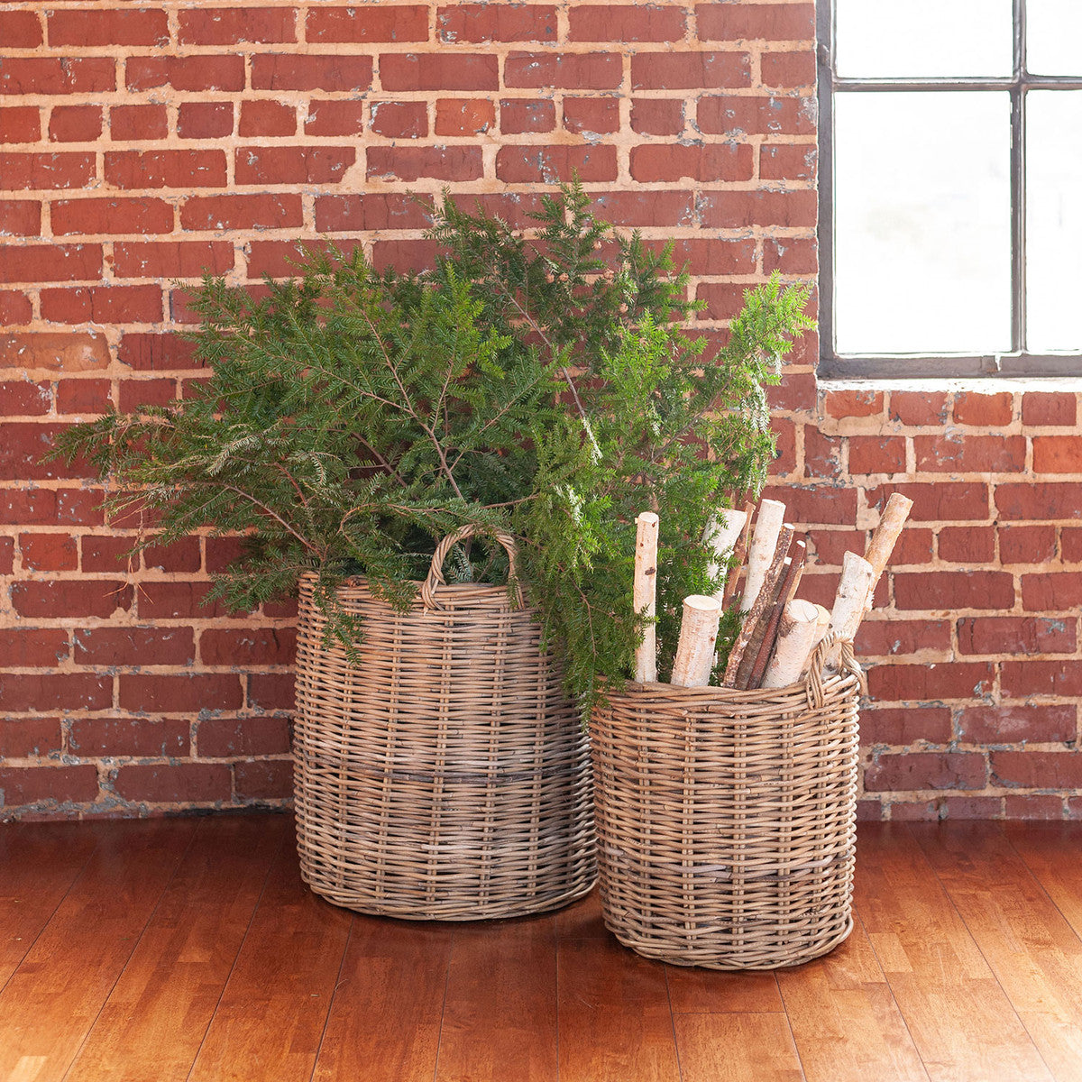 Mona Round Rattan Basket